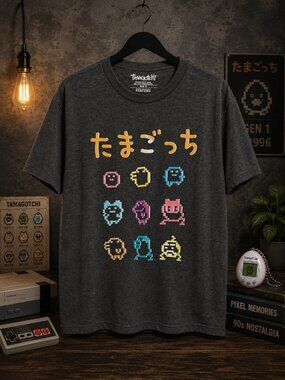 Tamagotchi pixel sprite collection t-shirt